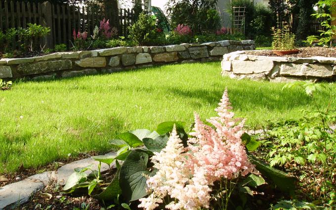 Schmaler Garten
